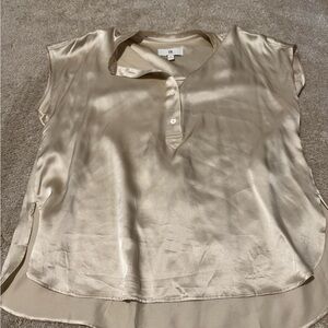 Banana Republic Cream Satin Blouse